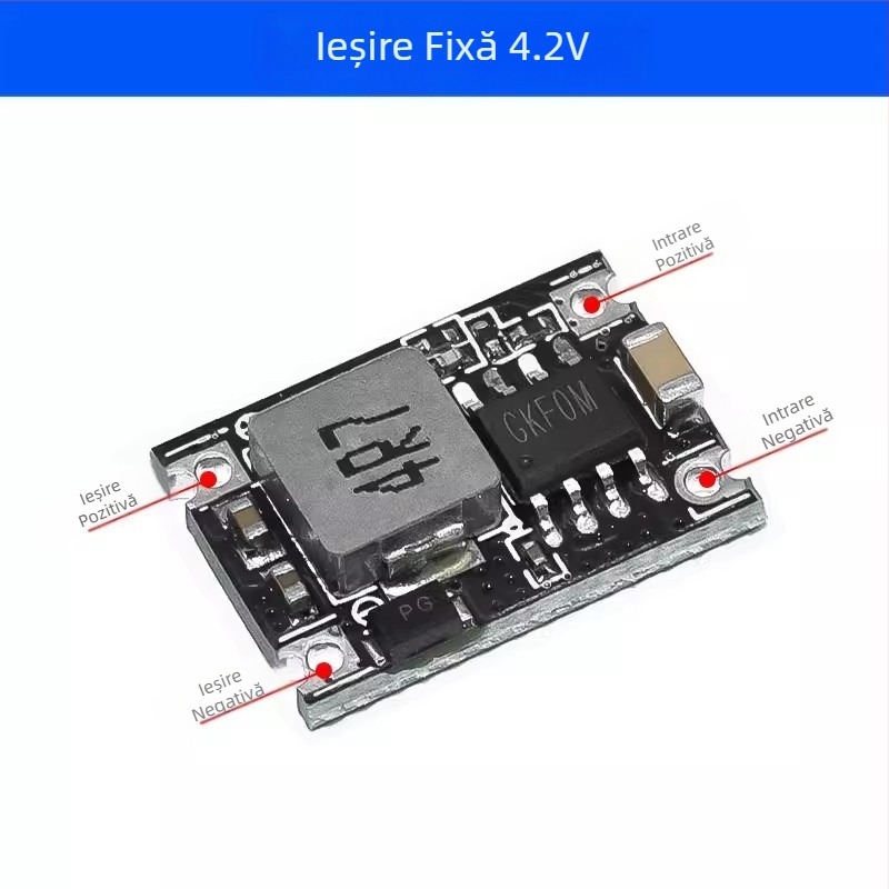 DC-DC mini modul de alimentare auto, intrare 6–30V, ieșiri 3.3/4.2/5/9/12V, 3A