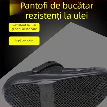 S072 Pantofi de bucătărie – antiderapante, rezistenți la abraziune, impermeabili la apă și ulei, pantofi de muncă siguri pentru bucătăria hotelului