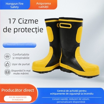 Ghete de protecție pentru pompieri, pentru stingerea incendiilor și intervenții de salvare