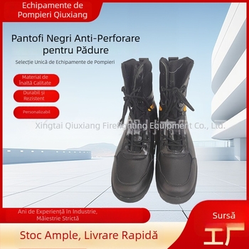 Ghete de intervenție în situații de urgență, protecție împotriva incendiilor, reflectorizante, bocanci înalți anti-perforație, pentru intervenții în păduri și stingerea incendiilor