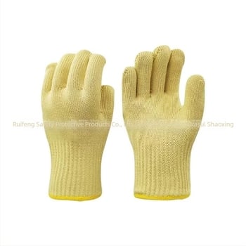 Mănuși Kevlar anti-tăiere, din aramidă rezistente la temperaturi înalte, cu două straturi, izolație termică, ignifuge