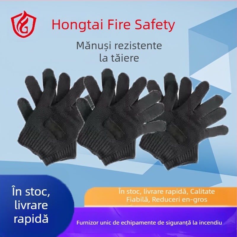 Mănuși HPPE anti-tăiere nivel 5, rezistente la uzură, anti-alunecare, pentru manipularea peștelui în exterior