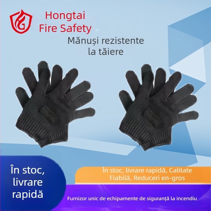 Mănuși HPPE anti-tăiere nivel 5, rezistente la uzură, anti-alunecare, pentru manipularea peștelui în exterior