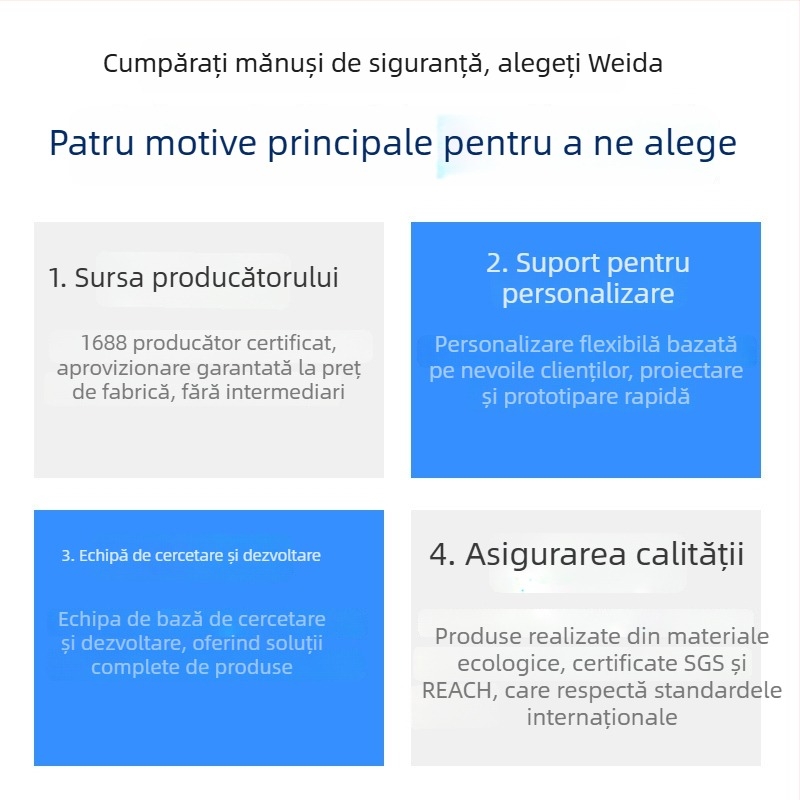Mănuși PVC rezistente la tăieturi, cu benzi TPR anti-coliziune, pentru prelucrare mecanică și minerit – mărime universală