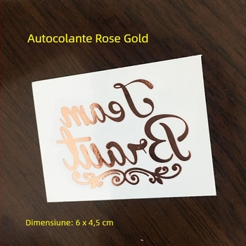 Team Bride tatuaje metalice pentru petrecerea viitoarei mirese, folii aurii și argintii