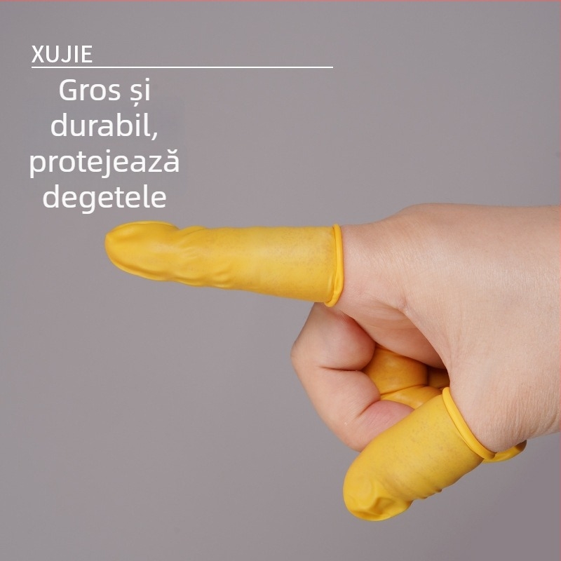Protecții pentru degete din latex antistatice, o singură folosință, fără praf, rezistente la uzură, antiderapante pentru industria electronică