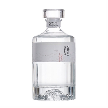 Sticlă de vin din sticlă 500 ml, sigilată, transparentă, set de sticle goale pentru fabricarea vinului acasă, Lu Chen