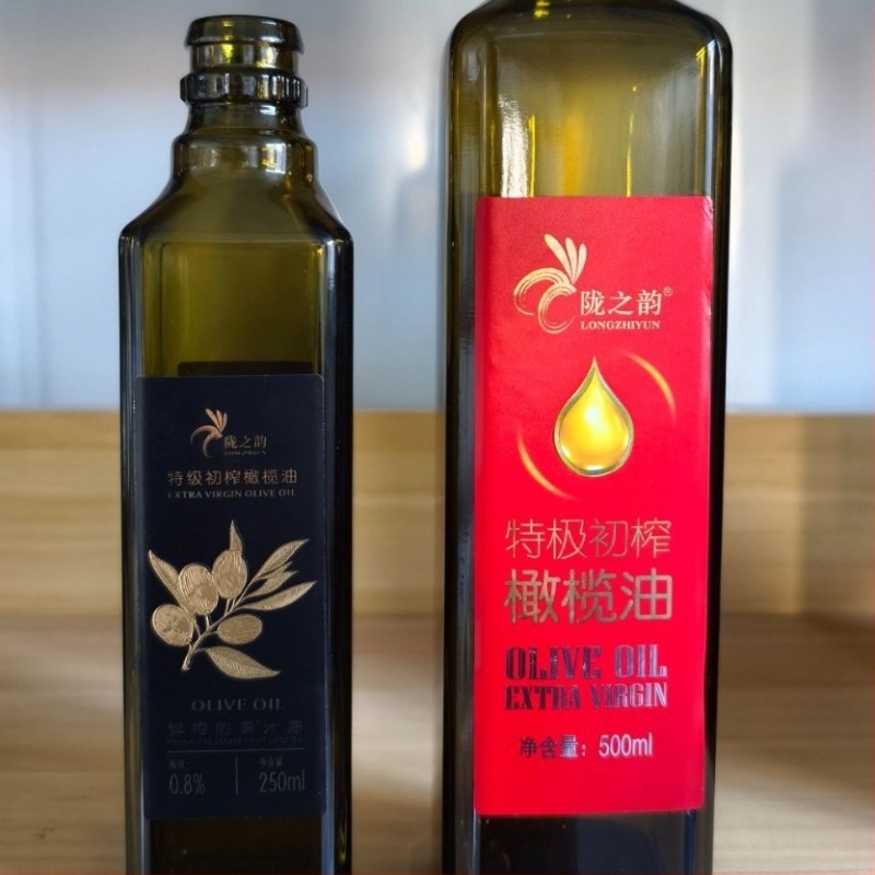 Sticle din sticlă de 500 ml în diferite dimensiuni, goale pentru ulei de măsline, sticle pătrate din sticlă pentru ulei, sticle din sticlă pentru alimente sigilate