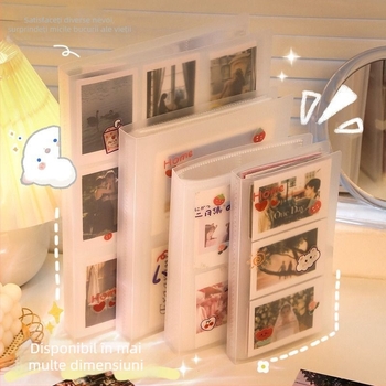 Album foto cu buzunare de 3×4 inci pentru colectarea cardurilor de idol, cardurilor bancare și a fotografiilor