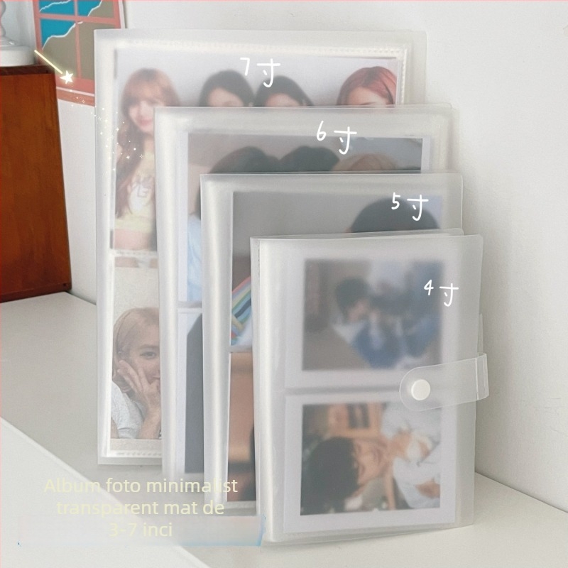 Album foto cu buzunare de 3×4 inci pentru colectarea cardurilor de idol, cardurilor bancare și a fotografiilor