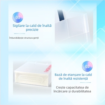 Geantă tote PP mată, transparentă, pentru cosmetice și cadouri, ambalaj PVC, personalizabilă
