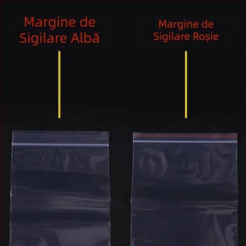 Pungă Ziplock 35x50 cm, transparentă PE pentru conservarea alimentelor, pungă sigilantă auto-etanșă