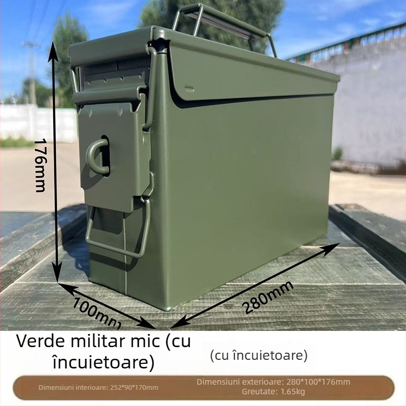 Cutie portabilă de depozitare cu protecție tripla pentru vehicule, trusă de scule auto, cutie laterală pentru motocicletă