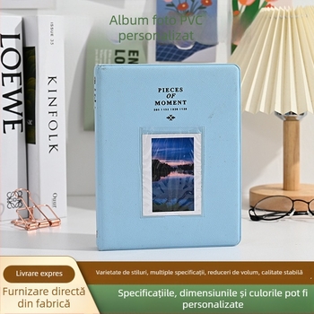 Album foto Polaroid de 3 inch cu pagini detașabile, capacitate mare pentru carduri, stocare fotografii și fotografii de identitate
