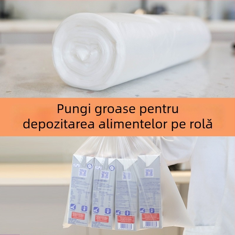 Pungi de depozitare a alimentelor cu rol continuu, deschidere manuală, mari/medii/mici, compatibile cu cuptorul cu microunde, personalizare en-gros