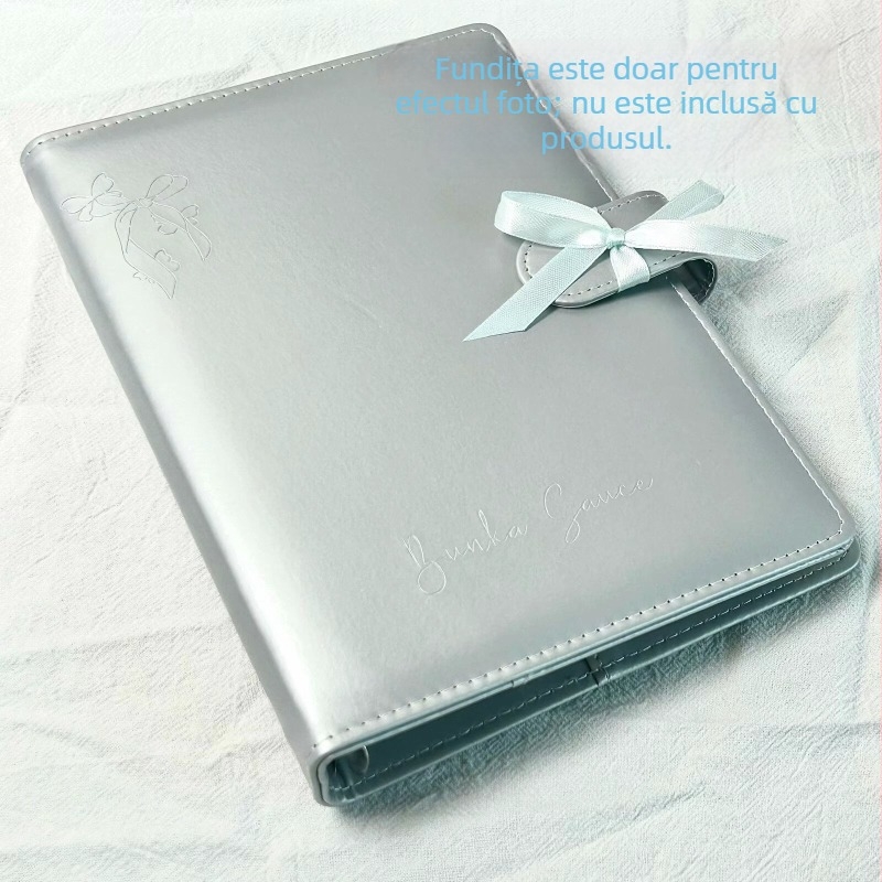 Album de carduri cu patru secțiuni, 3 inch, A5, argintiu