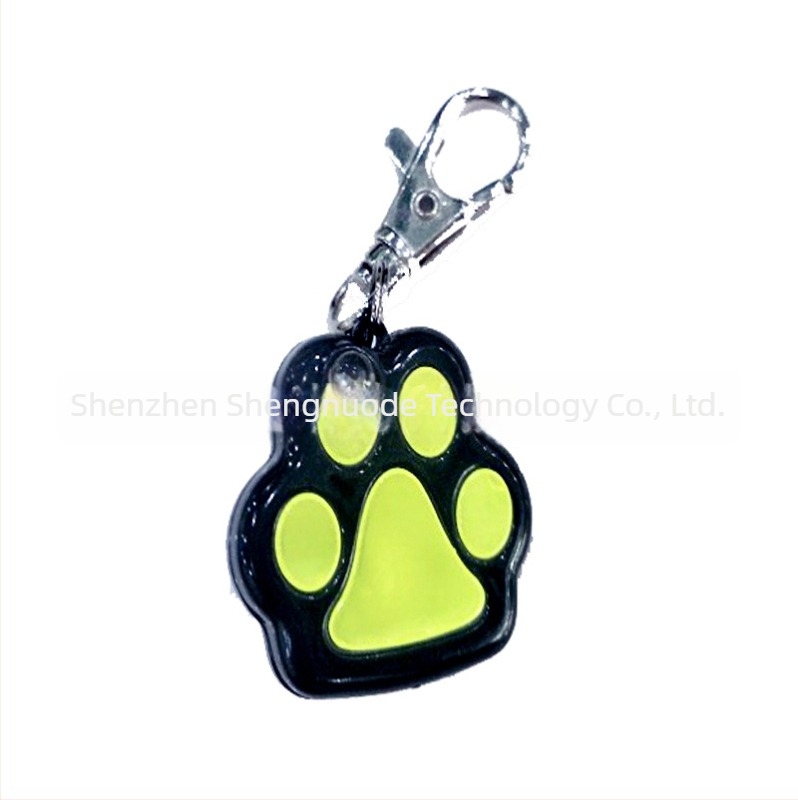 Pandantiv LED pentru animale de companie, în formă de labă, lumină pentru zgardă