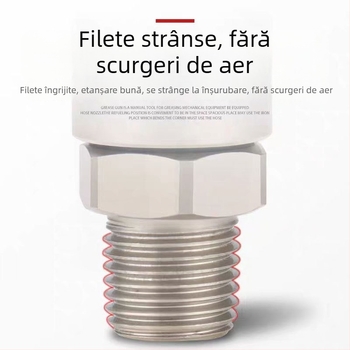 Cuplă pneumatică de înaltă calitate, tip C, pentru furtun de aer, conector masculin, rotire la 360°, cuplare rapidă, filet intern/extern