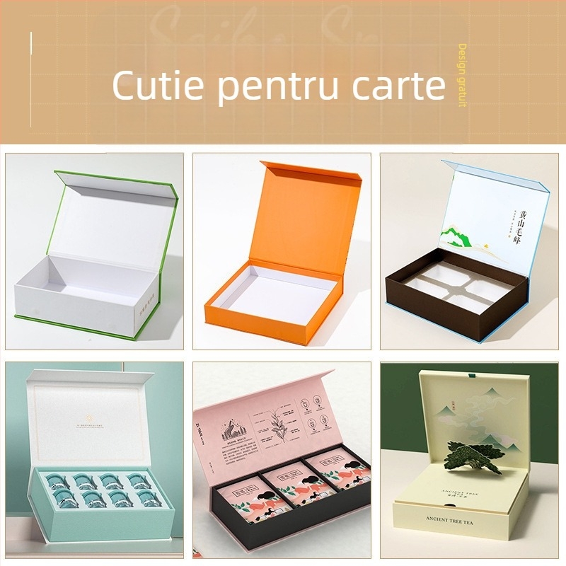 Cutie personalizată de ambalaj, cutie cadou albă din carton, cutie tip avion, capac pentru ceai, cutie cu sertar, cutie oarbă, cutie goală