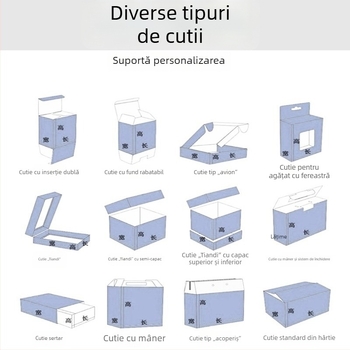 Cutii cadou în stil carte, personalizabile, pentru ceai și cosmetice, cu imprimare a logo-ului