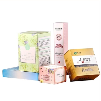 Cutie de ambalaj colorată, personalizabilă, în loturi mici, cu logo, cutie cadou goală pentru ceai de fructe și cosmetice