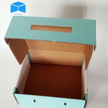 Cutie cadou albă din carton cu fereastră, imprimată, pentru ceai