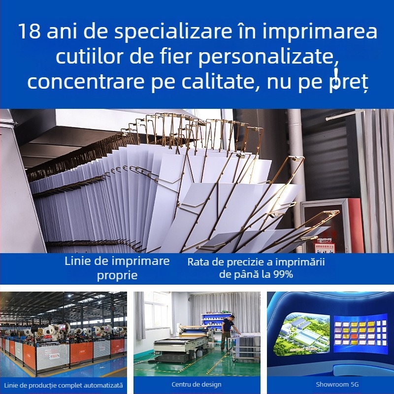 Cutie metalică pentru ceai, pătrată, personalizabilă cu imprimare de logo