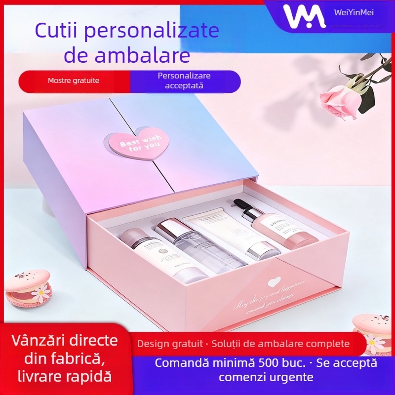 Cutie cadou personalizată cu două uși, ambalaj ceramic pentru ceai, pentru bijuterii și cosmetice, cadou de Anul Nou