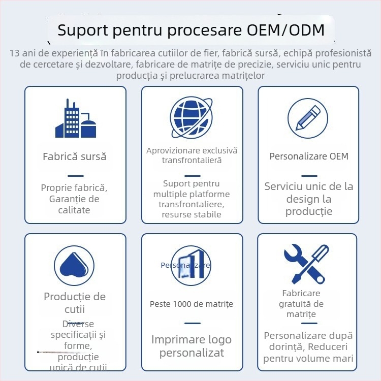 Cutie metalică sigilată de înaltă calitate pentru ceai, coajă uscată de mandarină și bomboane – ambalaj cadou