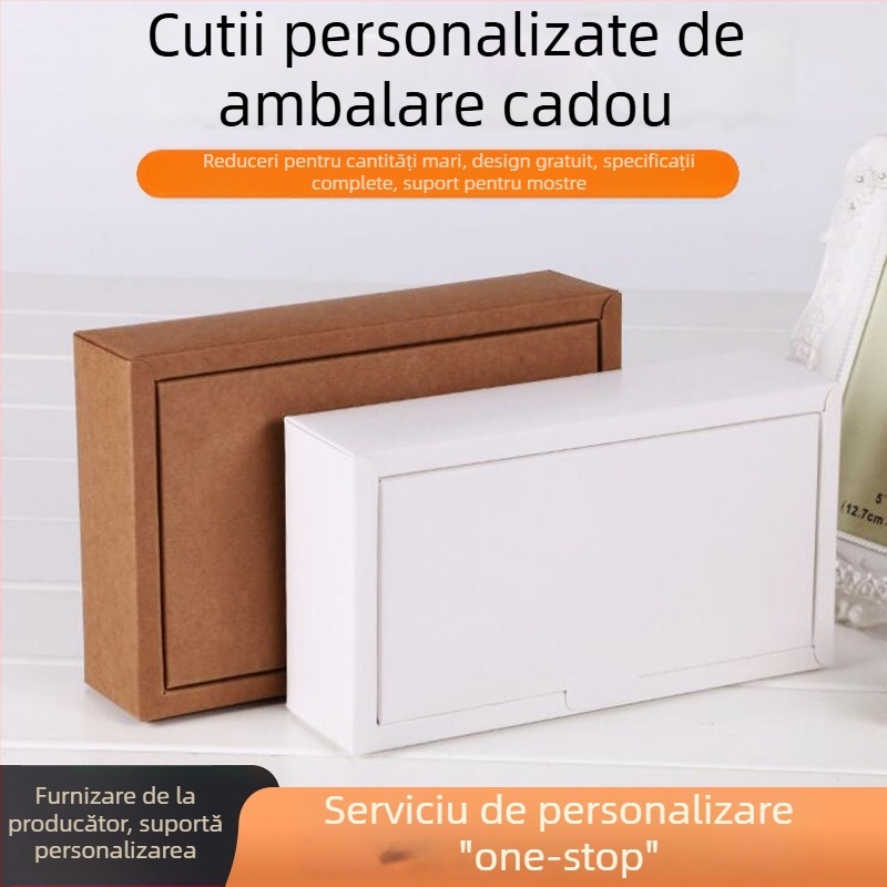 Cutii cadou cu imprimare de logo – ambalaje premium ecologice pentru cosmetice, ceai și alimente, din carton