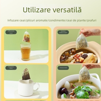 Pungi de ceai, de unică folosință, din material nețesut, de calitate alimentară