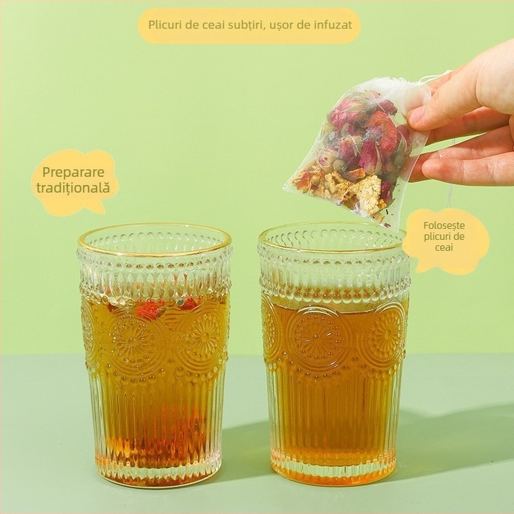Pungi de ceai, de unică folosință, din material nețesut, de calitate alimentară