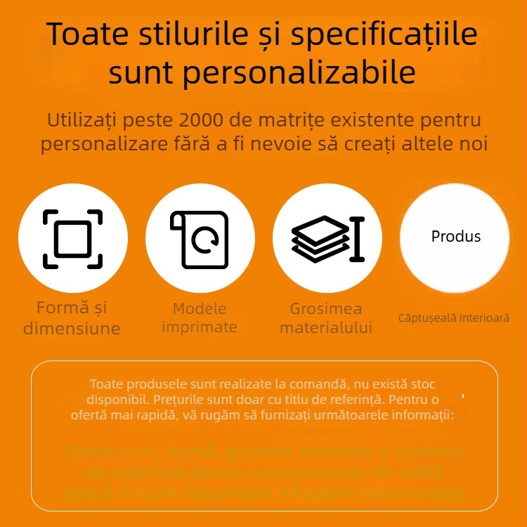 Cutie metalică personalizabilă pentru ceai, mooncake, bomboane și biscuiți – ambalaj universal rotund și pătratos