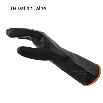Beita Haita mănuși industrial impermeabile, lungi și groase, din latex, rezistente la acizi și la alcalii, protecție chimică, antiderapante