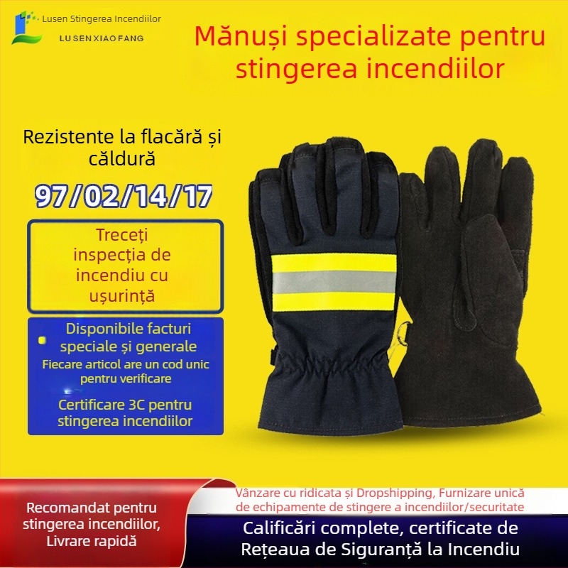 Mănuși de pompieri cu rezistență la foc și izolație termică