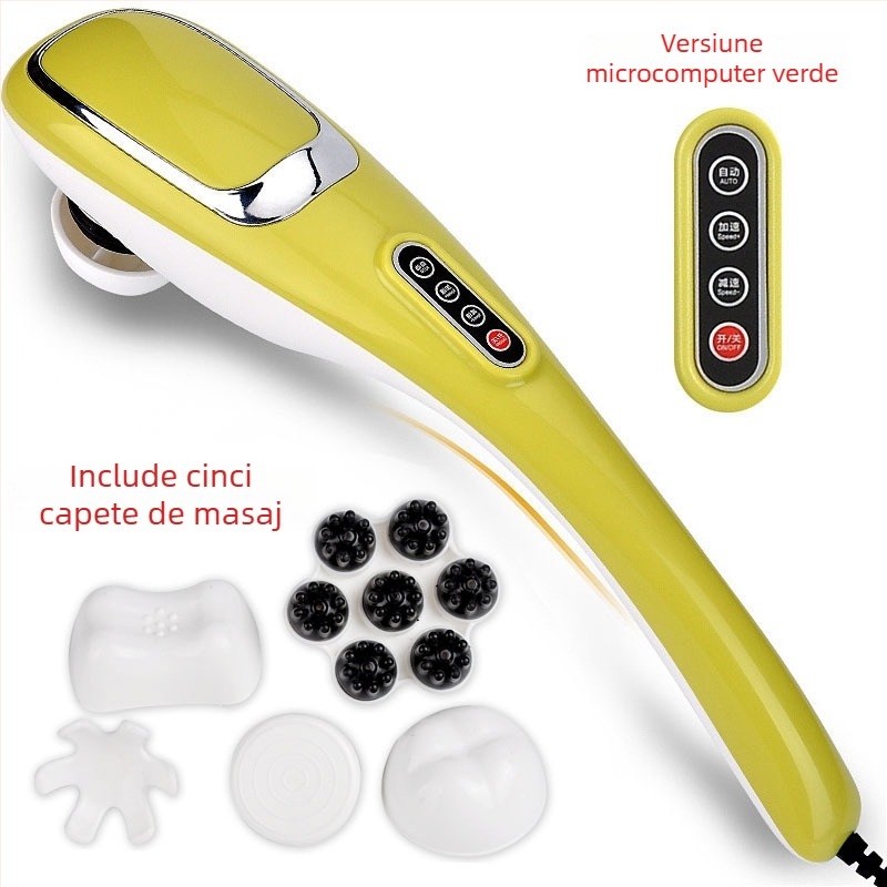 Bețișor de masaj portabil cu formă de delfin – masaj cervical multifuncțional, reîncărcabil