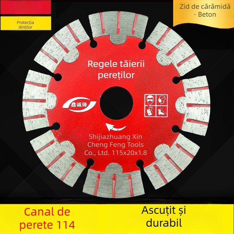 Lama de tăiere beton pentru pereți și caneluri 125/156/160-165