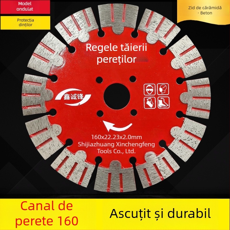 Lama de tăiere beton pentru pereți și caneluri 125/156/160-165