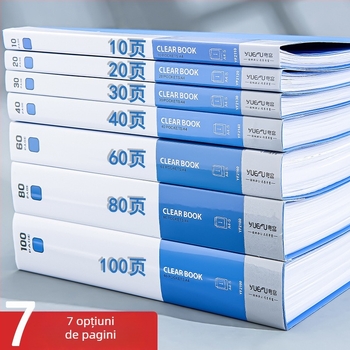 Carte A4 cu secțiuni multiple pentru depozitarea lucrărilor de examen, partituri, rapoarte de test de sarcină și certificate