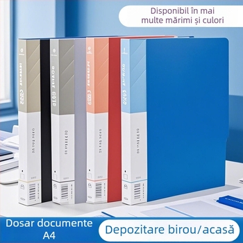 Mapă A4 pentru documente cu organizator de fișiere, pentru studenți și birou