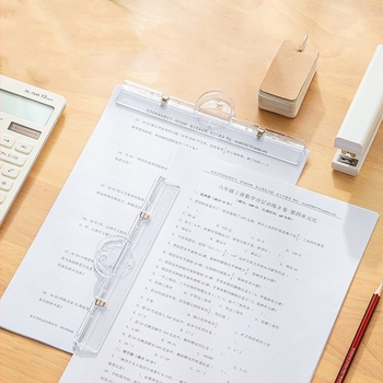 Dosar transparent magnetic A4 pentru elevi, mare capacitate, organizator de documente și chitanțe cu clips magnetic