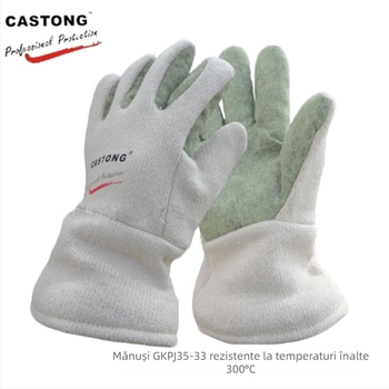 Castongs mănuși rezistente la temperaturi înalte, 300°C, pentru grătar în aer liber, ignifuge, mănuși de lucru industriale