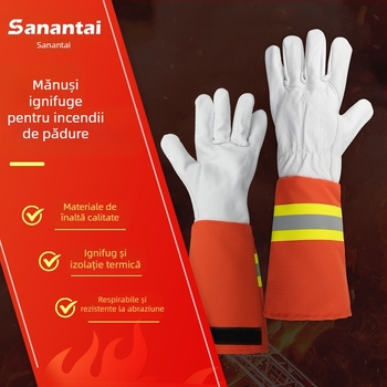 Mănuși de pompieri pentru incendii forestiere – rezistente la uzură, izolație termică, protecție pentru intervenții de salvare