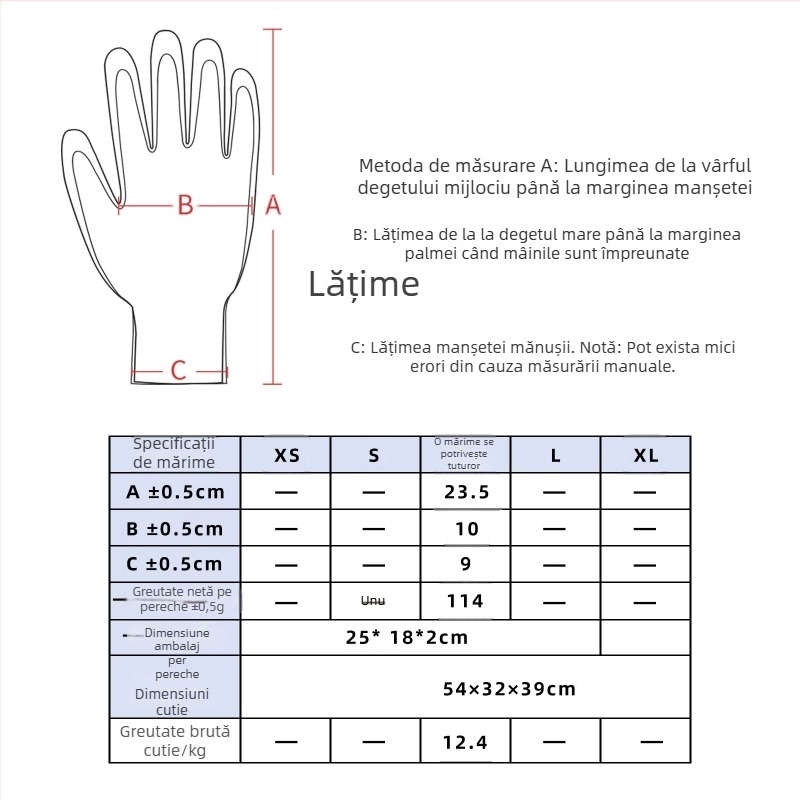 Mănuși rezistente la tăiere, cu sârmă aramid-otel reforțate, ignifuge, rezistente la temperaturi de până la 100°C, pentru prelucrarea metalelor