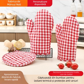 Mănuși de cuptor carouri pentru cuptor cu microunde, protecție împotriva arsurilor, rezistente la căldură, izolație pentru bucătărie
