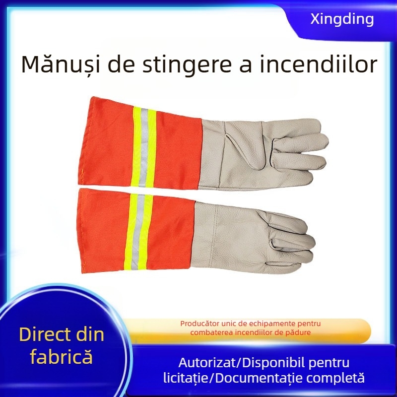 Mănuși de protecție pentru incendii forestiere, mănuși ignifuge pentru stingerea incendiilor, mănuși pentru incendii pe pășuni, izolație termică și rezistență la temperaturi ridicate