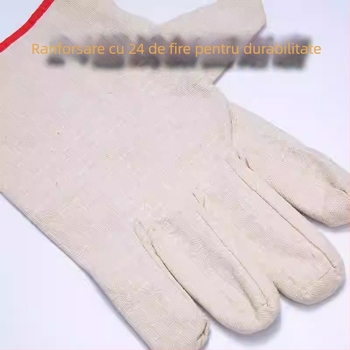 Mănuși Labor Brand din pânză galbenă, cu dublă căptușire, pentru sudură mecanică, rezistente la uzură și întărite
