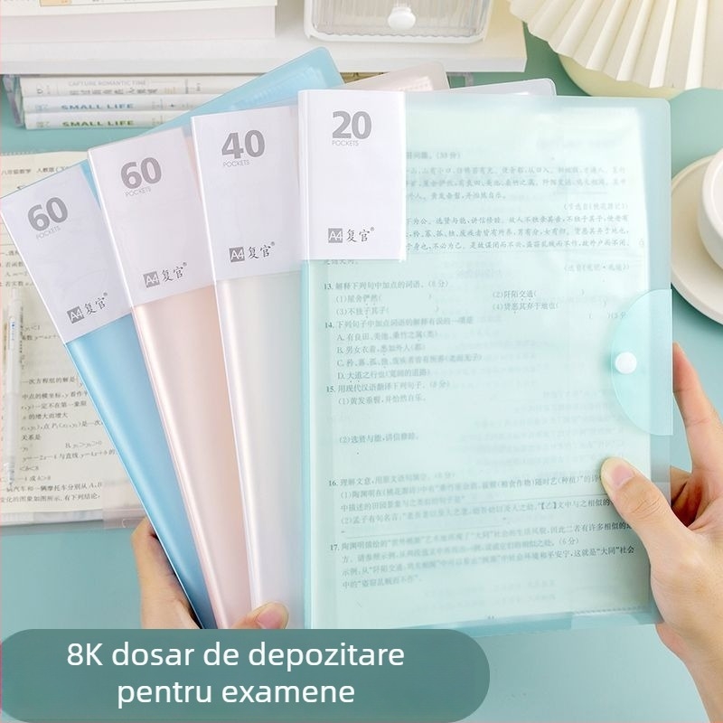 Reflect 602 8K dosar pentru teste cu compartimente multiple pentru documente