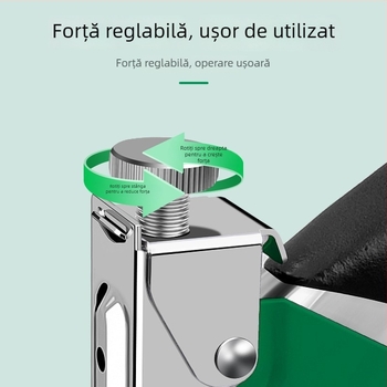 Pistol cu cui manual cu aer pentru tâmplărie, cuie din oțel pentru canale de cablu, unealtă pentru cuie drepte, pentru uz casnic