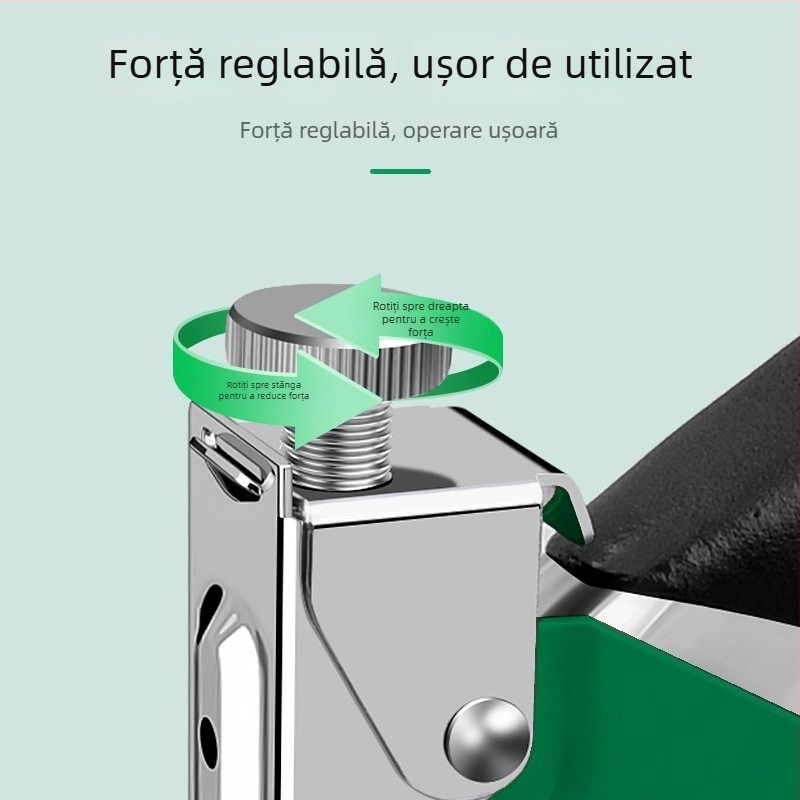Pistol cu cui manual cu aer pentru tâmplărie, cuie din oțel pentru canale de cablu, unealtă pentru cuie drepte, pentru uz casnic